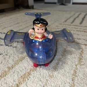 Fisher price little people Wonder Woman- blue red